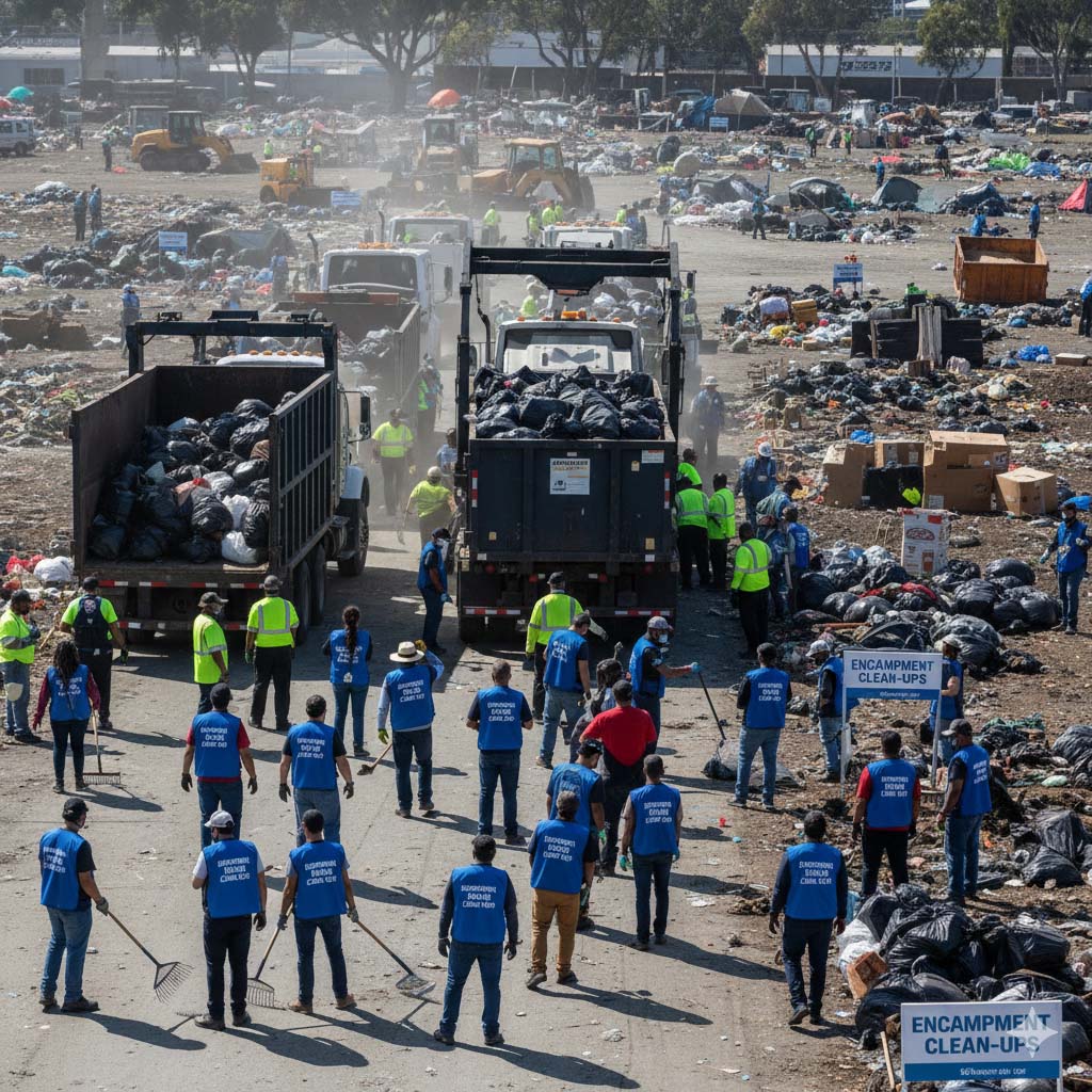 environmental remediation services in Arizona for safe encampment cleanup